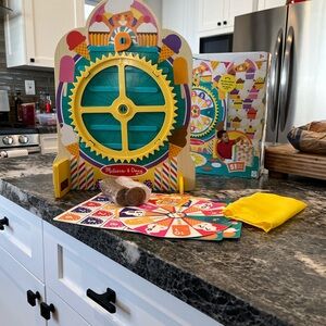 Melissa & Doug Fun At The Fair Game - Colorful Carnival Playset